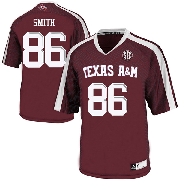 Men #86 Hunter Smith Texas Aggies College Football Jerseys Sale-Maroon